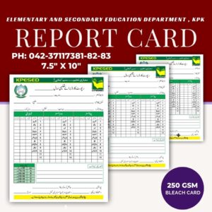 Report Card (KPK) Elementary and Secondary Education Department KPK