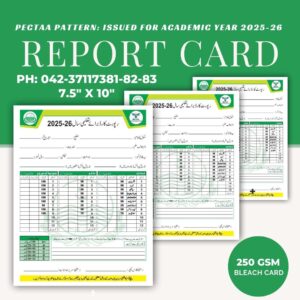 Report Card PECTAA Pattern (Bleach Card - Hard)