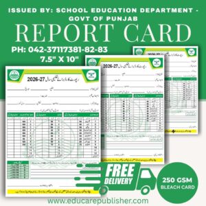 Report Card PECTAA Pattern 2026-27 (Bleach Card - Hard)