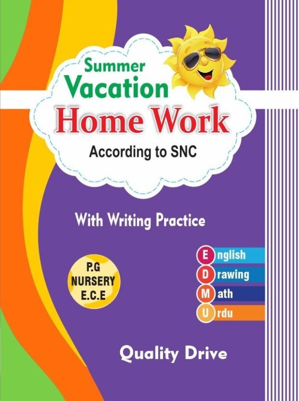 EduCare Vacation Work Book Grade P.G, ECE, Nursery