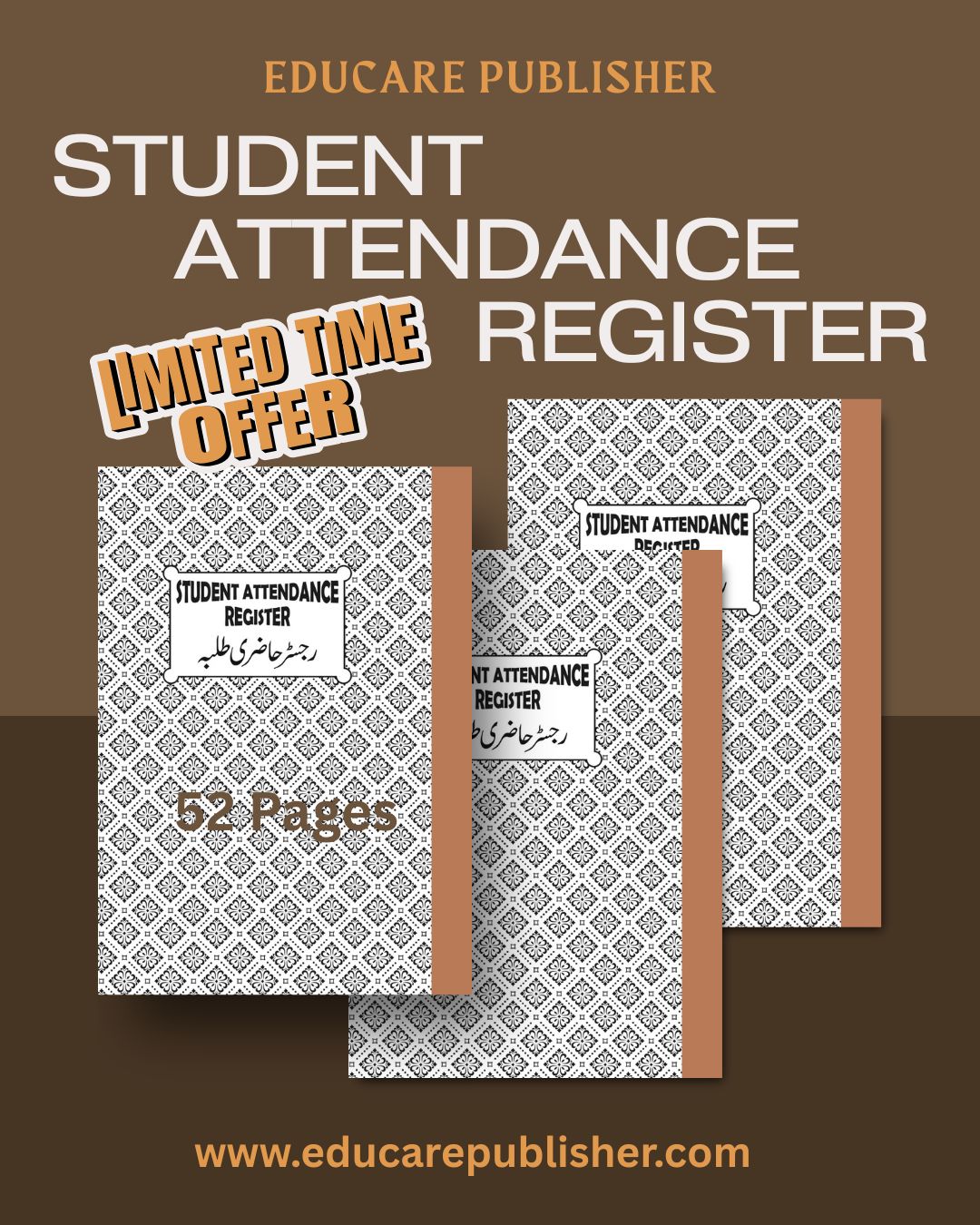 Student Attendance Register U.M 1 Time
